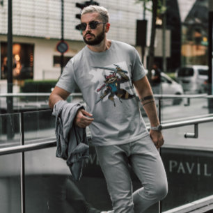 Camiseta Raccoon Modern Samurai