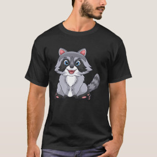 Camiseta Raccoon Para Raccoon