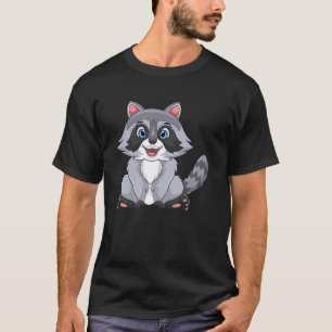 Camiseta Raccoon Para Raccoon