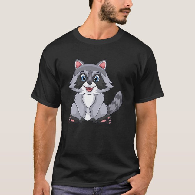 Camiseta Raccoon Para Raccoon (Frente)