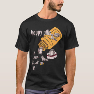 Camiseta Raccoon Pula Animais Feliz Piada Sarcasiana Feliz
