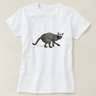 Camiseta Raccoon surpreso