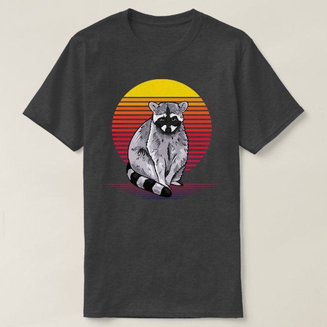 Camiseta Raccoon Vapor (Frente do Design)