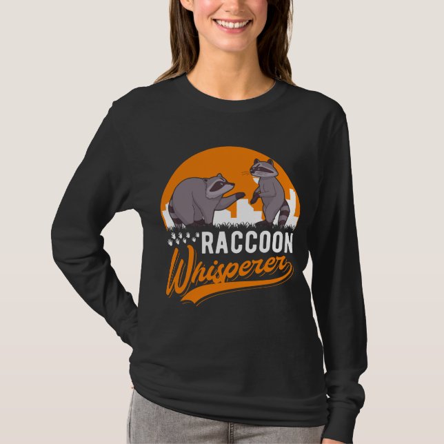 Camiseta Raccoon Whisperer Racoon (Frente)