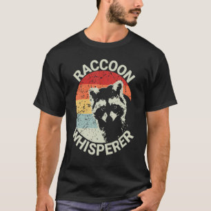 Camiseta Raccoon Whisperer Vintage Raccoon Feeder Raccoons