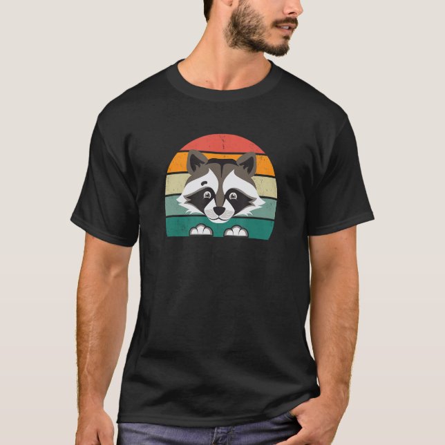 Camiseta Raccoons Trash garbage rat cute raccoons raccoon r (Frente)