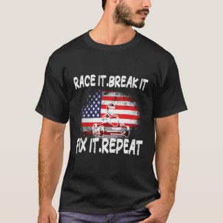 Camiseta Race Break Fix Repetir Corrida de Gok Racer Go K C