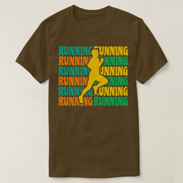 Camiseta Race Gift Run Vintage Retro (Frente do Design)