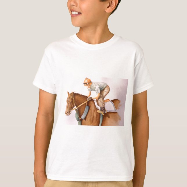 Camiseta Race Horse e Jockey (Frente)