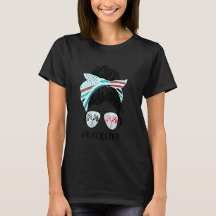 Camiseta Race Life Race Girl D Irt Track Racer Mãe R