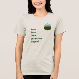 Camiseta Race Pace Crew Volunteer Repeat