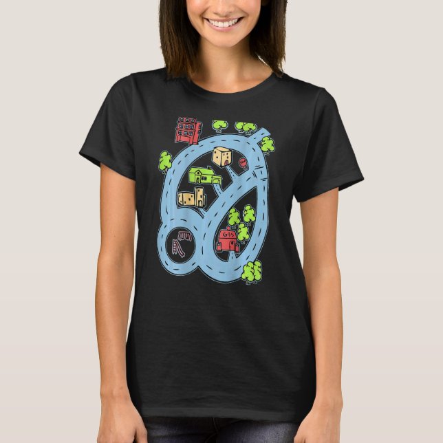 Camiseta Race Track Pai Son Car Road (Frente)