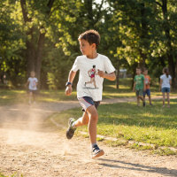 Race Walker Athlete Esportivo em Movimento
