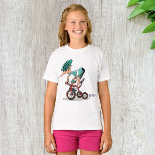 Camiseta Racer On Tricycle Girls T Shirt