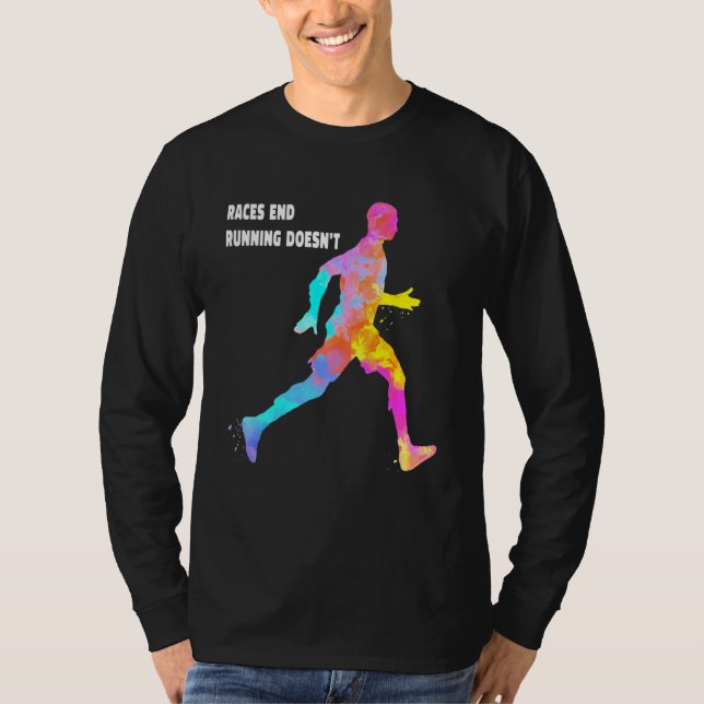 Camiseta Races Encerrando Executante de Cotação Sem Cotação (Frente)