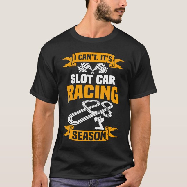 Camiseta Racetrack e Slot Cars (Frente)