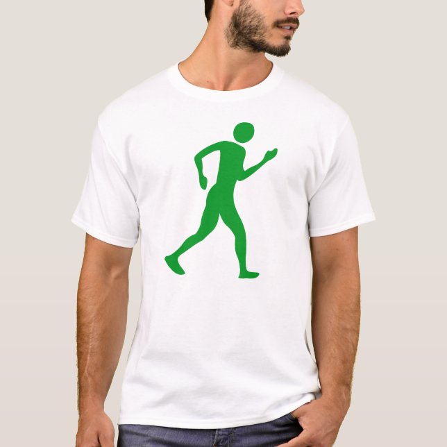 Camiseta Racewalk - Verde Grass (Frente)