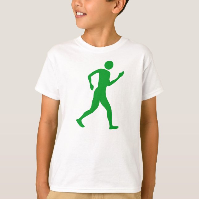 Camiseta Racewalk - Verde Grass (Frente)
