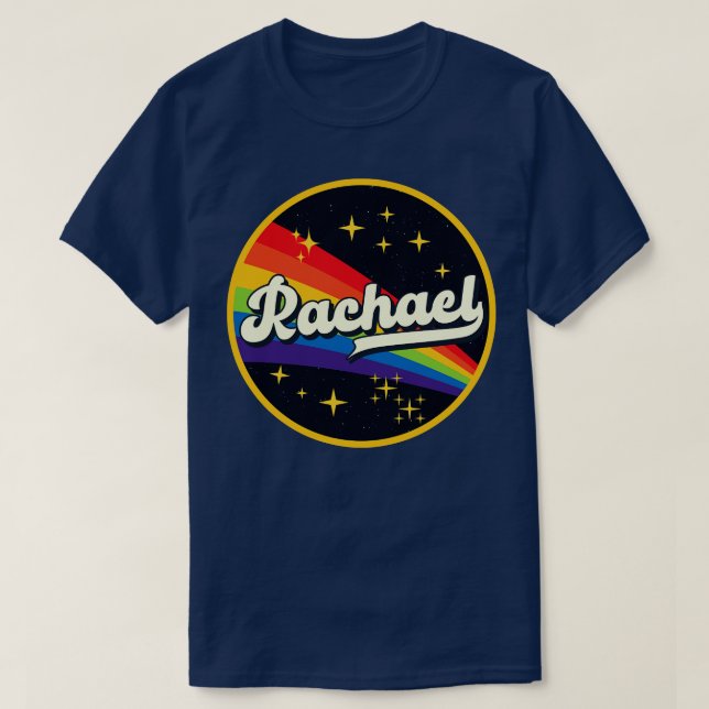 Camiseta Rachael Rainbow No Space Vintage Style (Frente do Design)