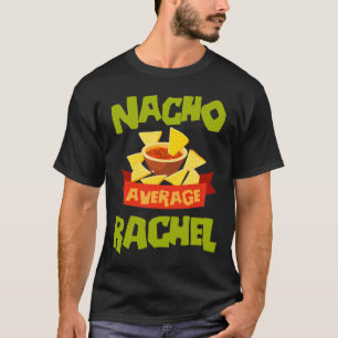 Camiseta Rachel Não Média Engraçada Aniversário Personaliza