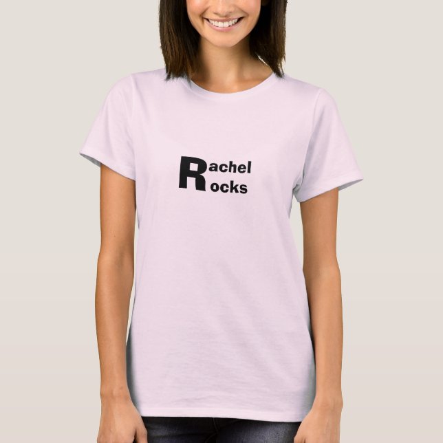 Camiseta Rachel Rocks (Frente)