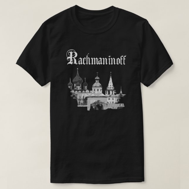 CAMISETA RACHMANINOFF (Frente do Design)