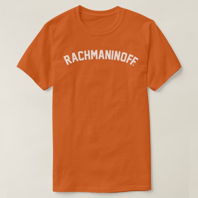 CAMISETA RACHMANINOFF EST (Frente do Design)