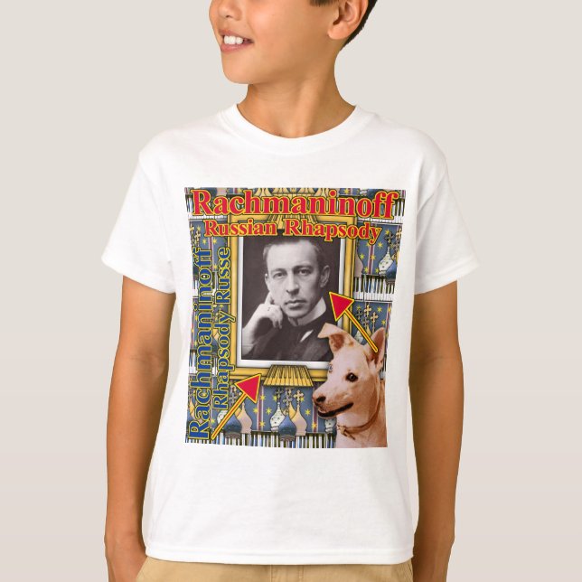 Camiseta Rachmaninoff Russo Rhapsody (Frente)