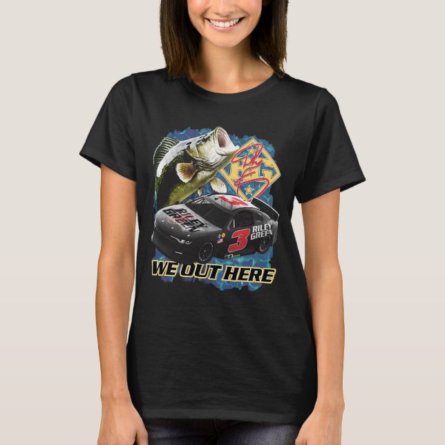 Camiseta Racing Fishing Funny Singer Tour 2025 (Frente)