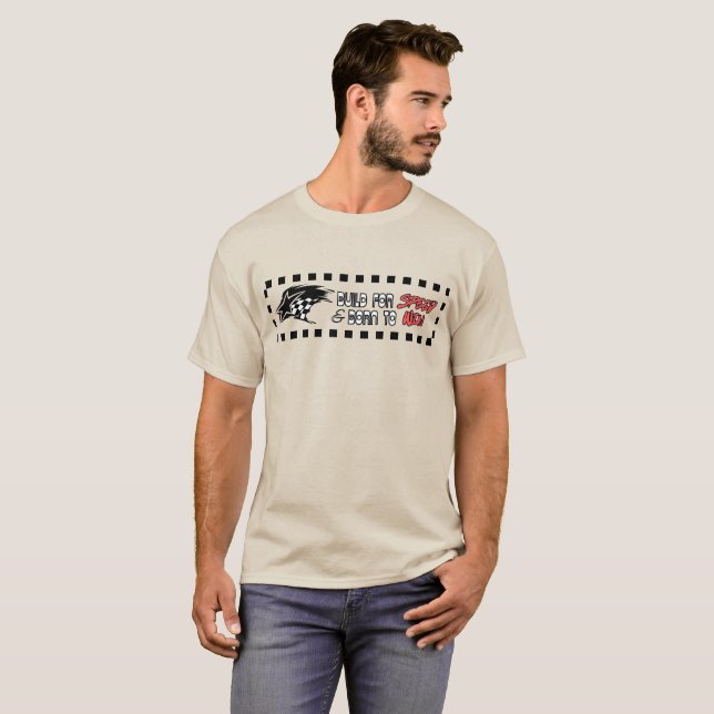 Camiseta Racing Flag & Star Speed  (Frente Completa)