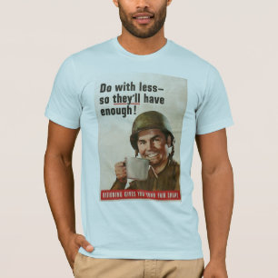 Camiseta Racionando a segunda guerra mundial