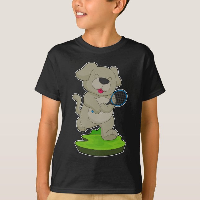 Camiseta Racket de Tênis de cães (Frente)