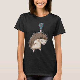 Camiseta Racket de Tênis de Hedgehog