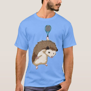 Camiseta Racket de Tênis de Hedgehog