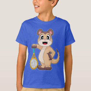 Camiseta Racket de Tênis de Tênis Meerkat