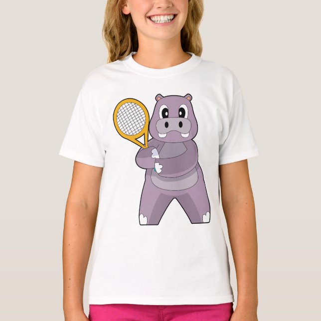 Camiseta Racket Hippo Tênis Tênis (Frente)