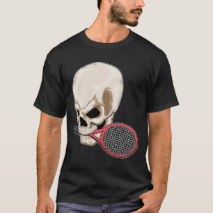 Camiseta Racket Tênis Tênis de crânio