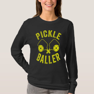 Camiseta Rackets de Pickle Ball Retro Antigo  Pickleball