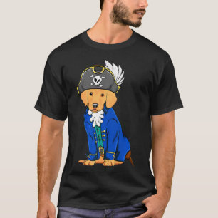 Camiseta Rações De Cães Ouros Como Um Cão Pirata Doce