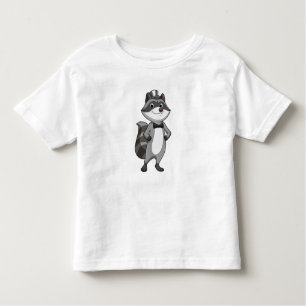 Camiseta Racoon como Groom com Tie