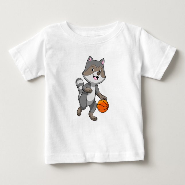 Camiseta Racoon como jogador de basquetebol (Frente)