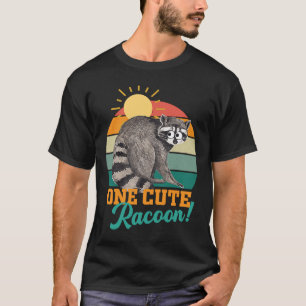 Camiseta Racoon para mulheres raparigas Raccoon Apreciação