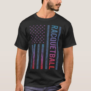 Camiseta Racquetball de Sinalizador de Gradação