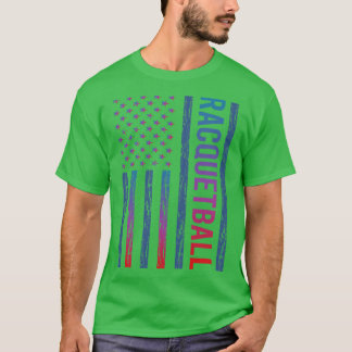 Camiseta Racquetball de Sinalizador de Gradação