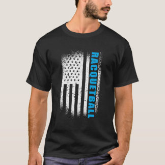 Camiseta Racquetball Usa 4 De Julho Bandeira Americana