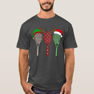 Camiseta Racquete de Ténis Chapéu de Natal Reforço Anlter J
