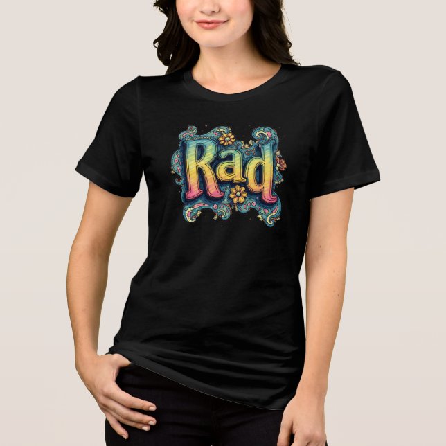 Camiseta Rad 70s - Estética psicodélica Groovy (Frente)