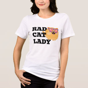 Camiseta Rad Cat Lady Cat Tee