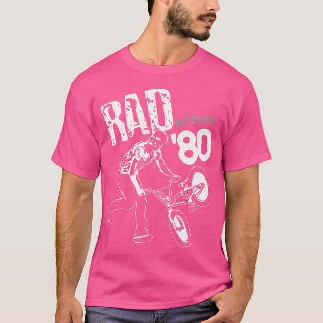 Camiseta Rad Desde 1980 Bmx (Frente)