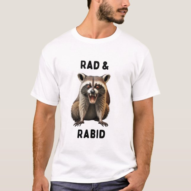 Camiseta Rad & Rabid Raccoon (Frente)